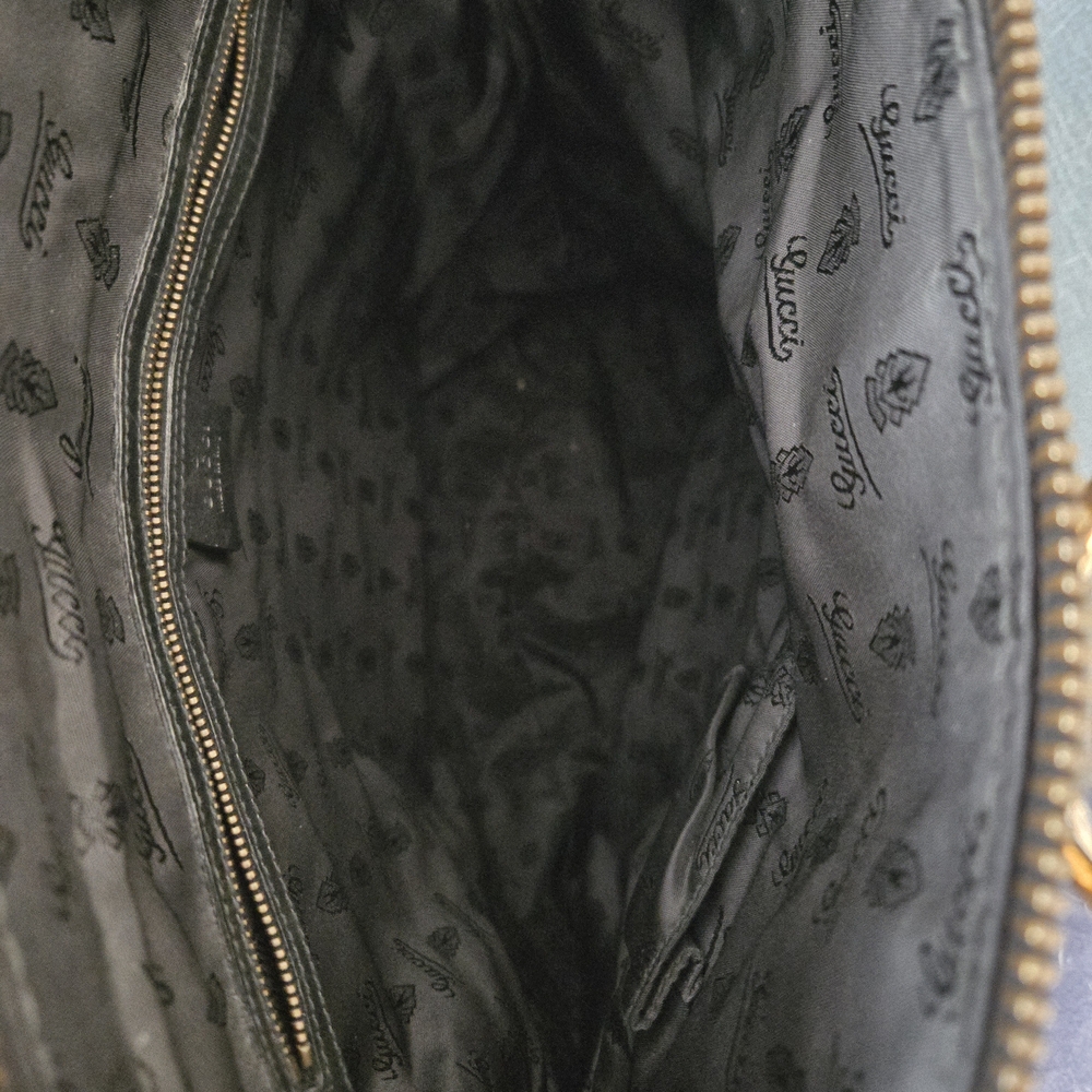 Black and Gold Studded Women's Bag - Picture 8 of 12